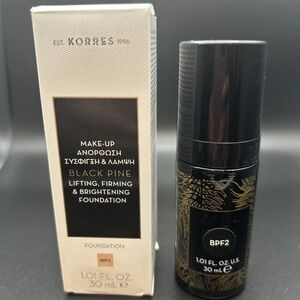 Korres Black Pine Lifting, Firming & Brightening Foundation BPF2 1.01 Fl Oz B